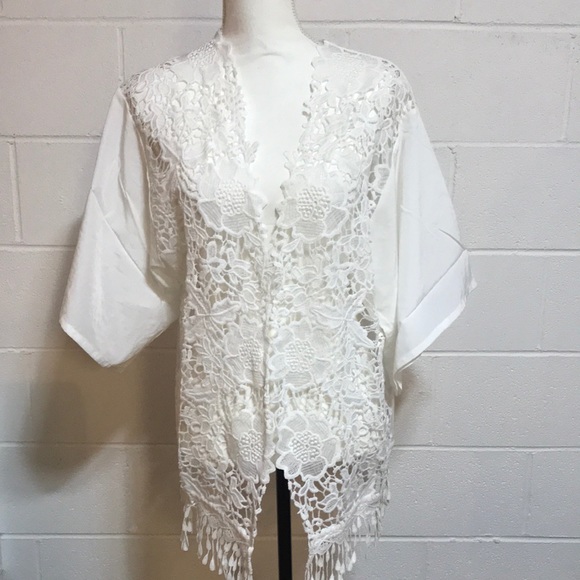 Kate & Mallory Open Lace Shrug - NWOT - Picture 1 of 6